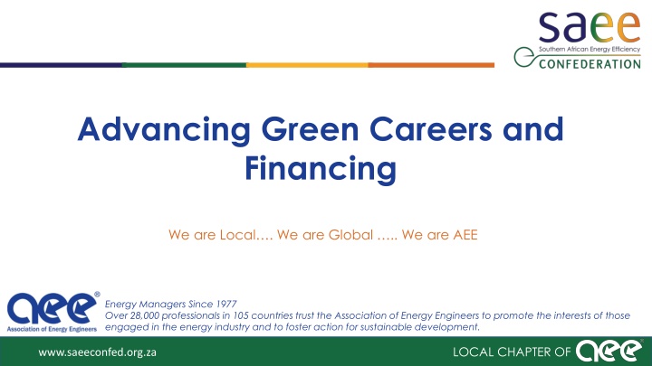 advancing green careers and financing