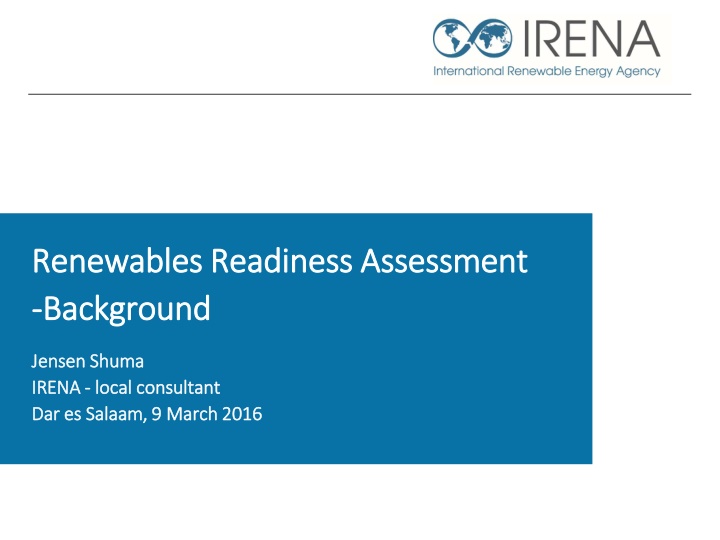 renewables readiness assessment renewables