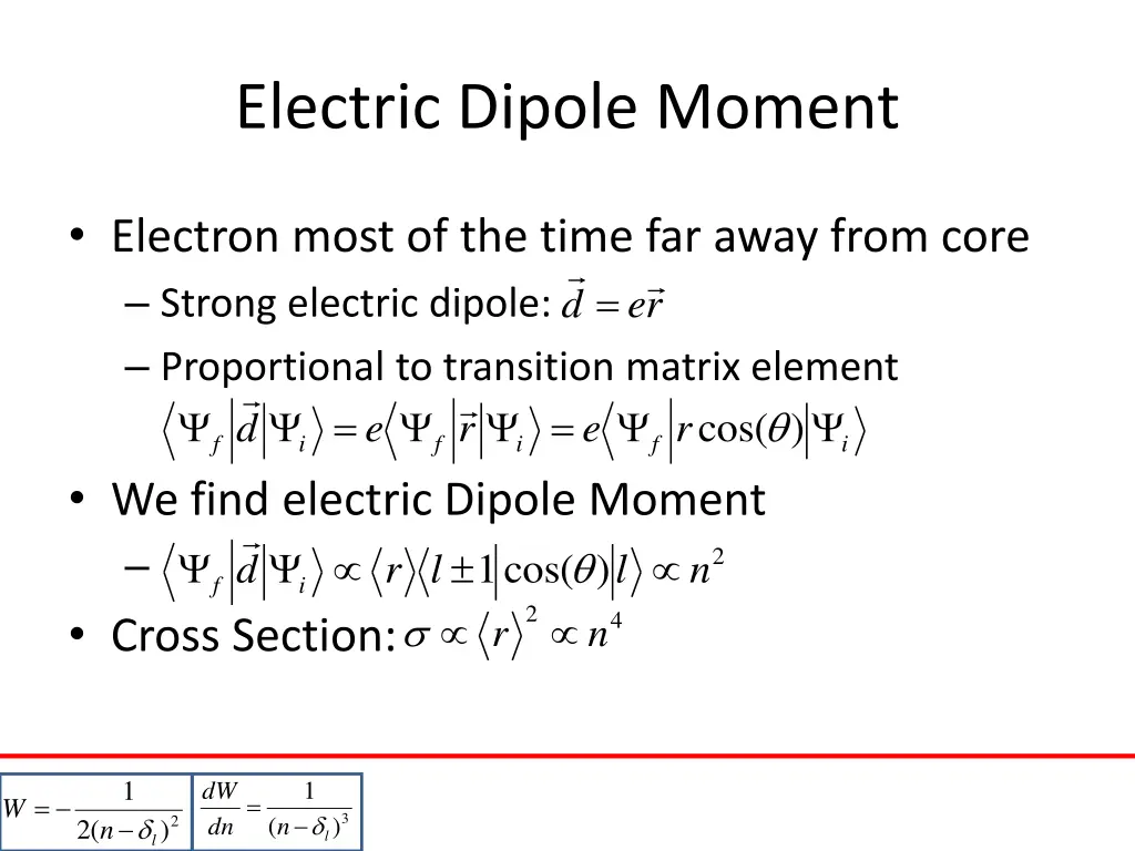 electric dipole moment