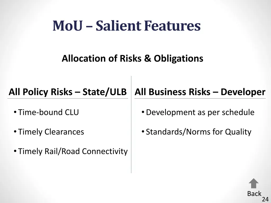 mou salient features 1
