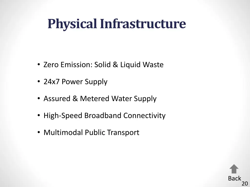 physical infrastructure