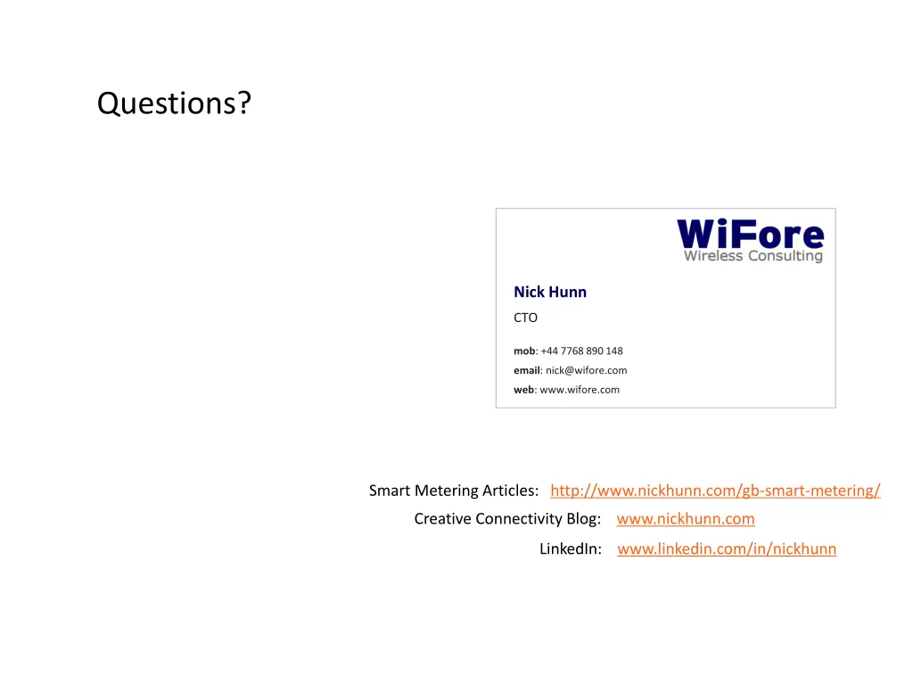 questions