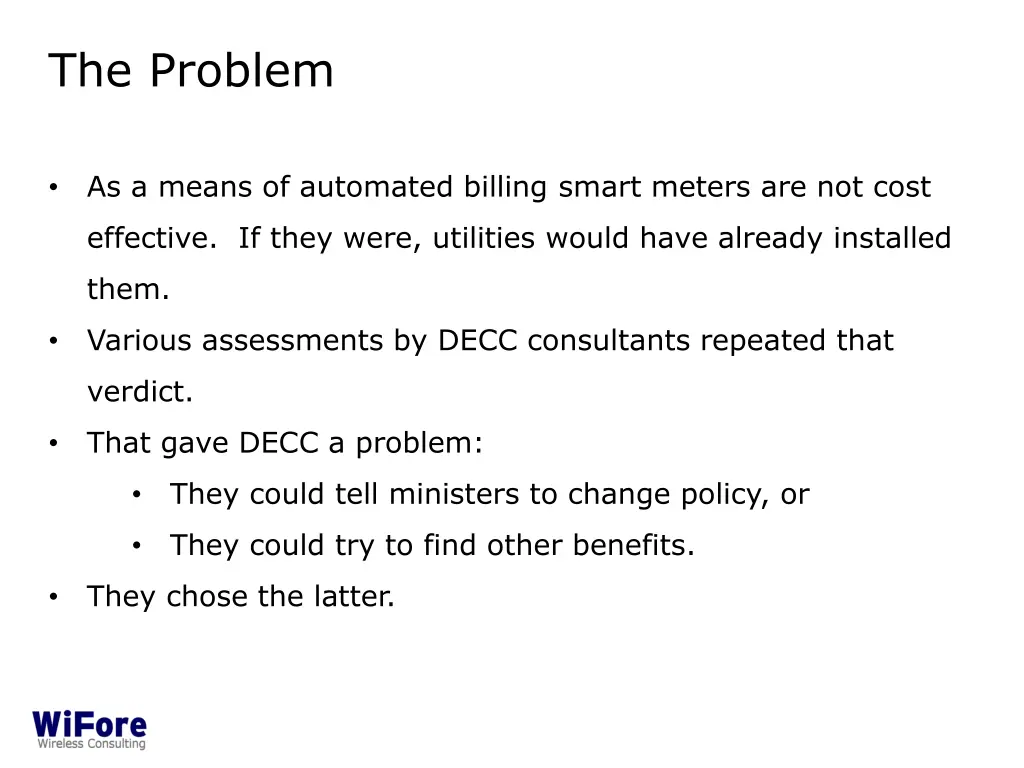 the problem