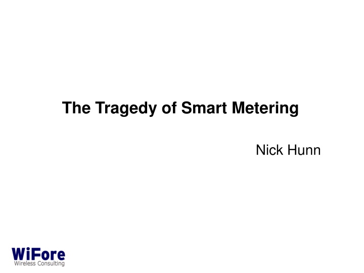 the tragedy of smart metering