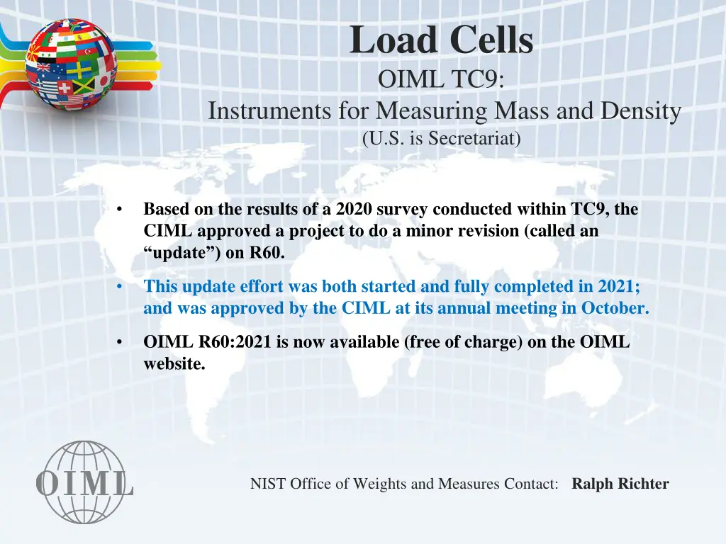 load cells oiml tc9