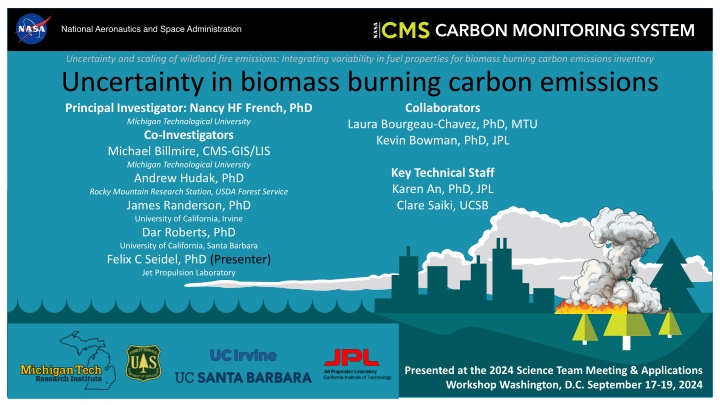 uncertainty and scaling of wildland fire