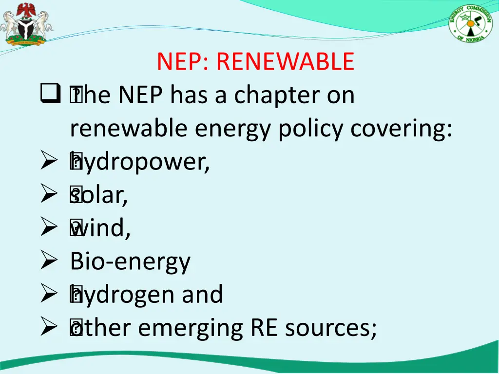 nep renewable