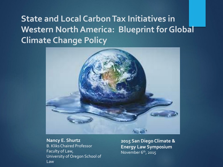 state and local carbon tax initiatives in western