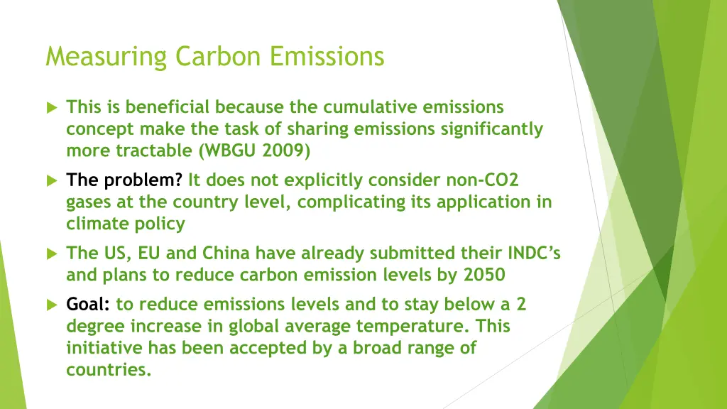 measuring carbon emissions