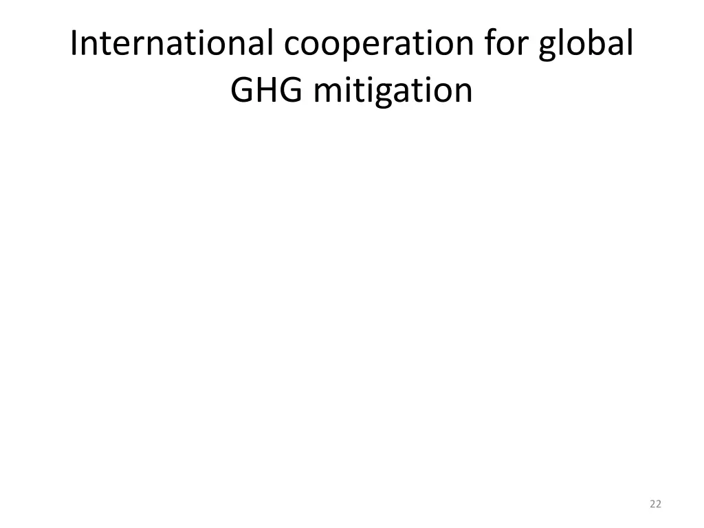 international cooperation for global