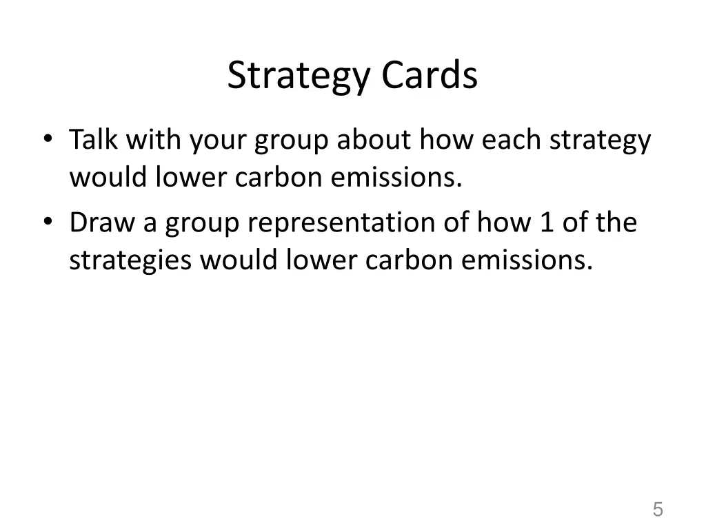 strategy cards