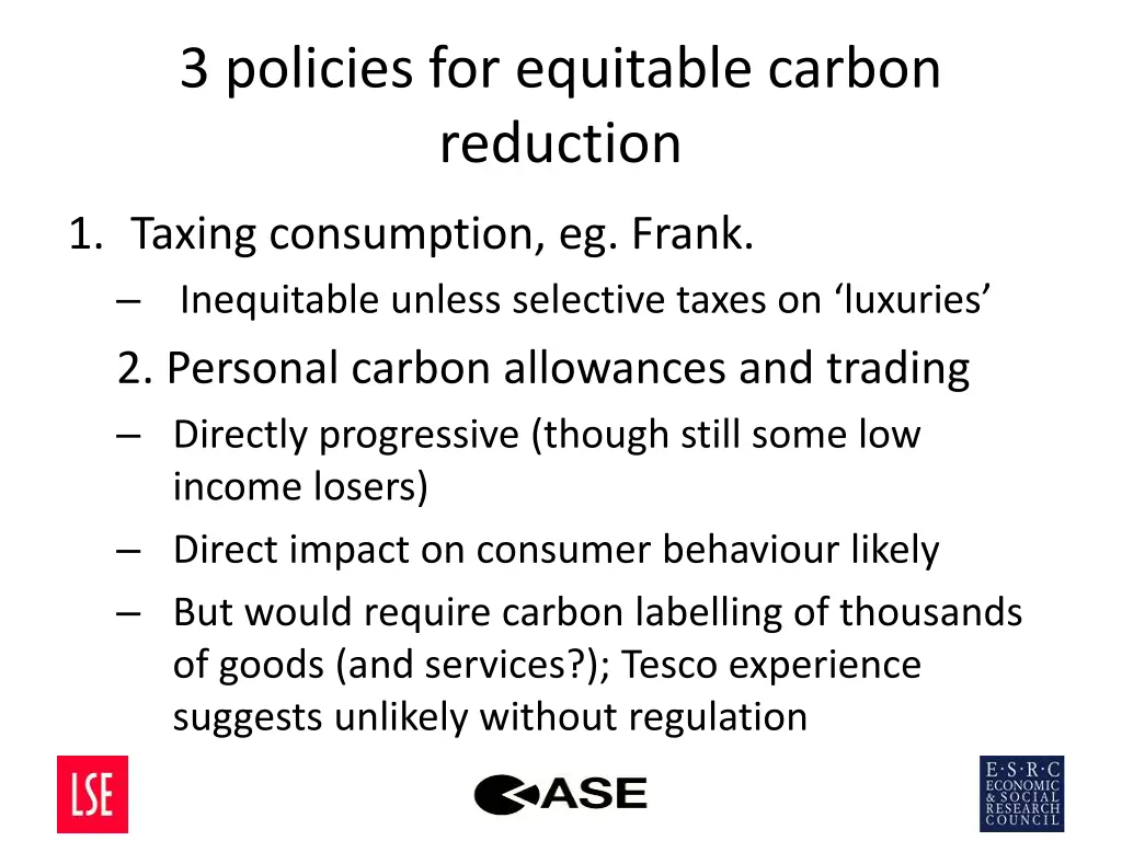 3 policies for equitable carbon reduction