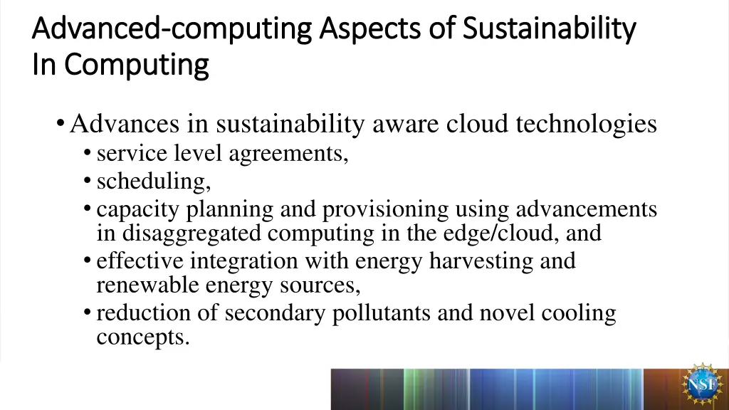 advanced advanced computing aspects