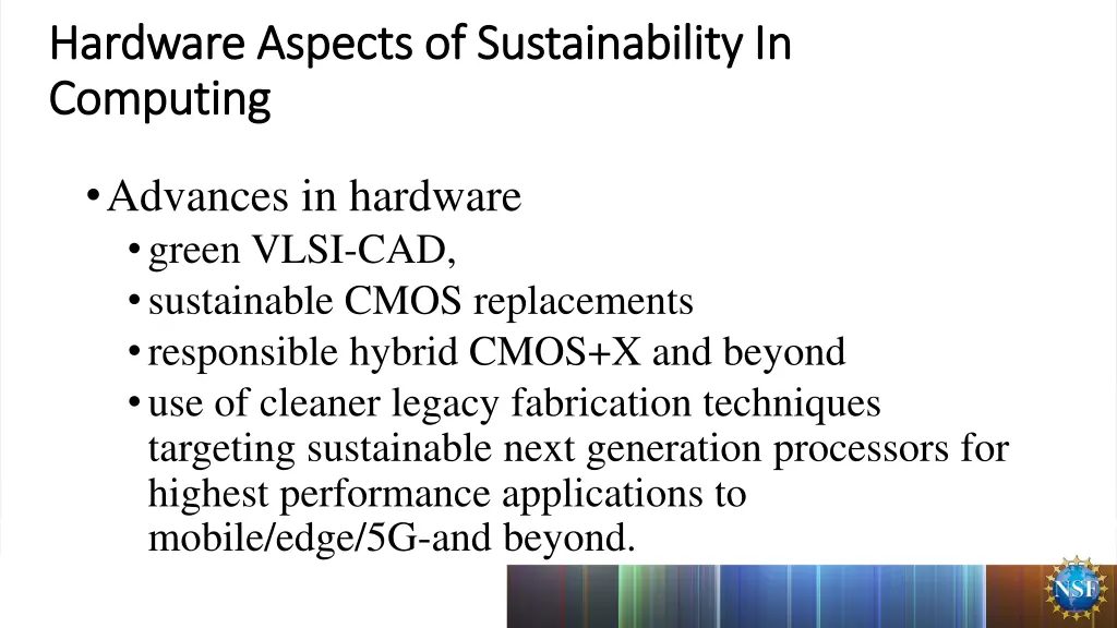 hardware hardware aspects of sustainability