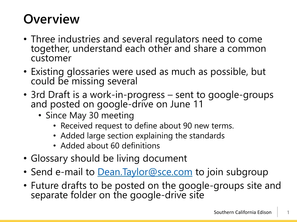 overview three industries and several regulators