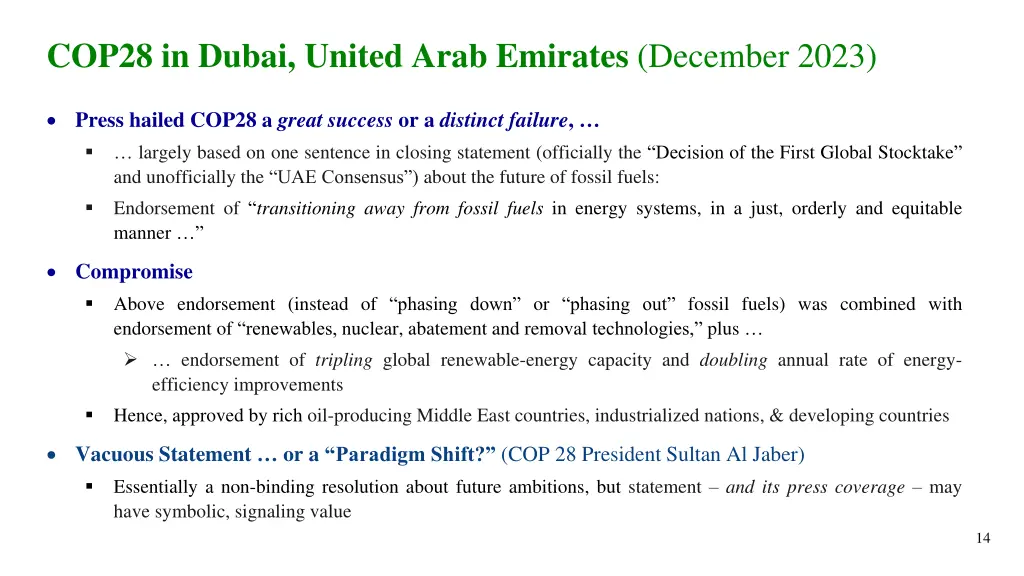 cop28 in dubai united arab emirates december 2023