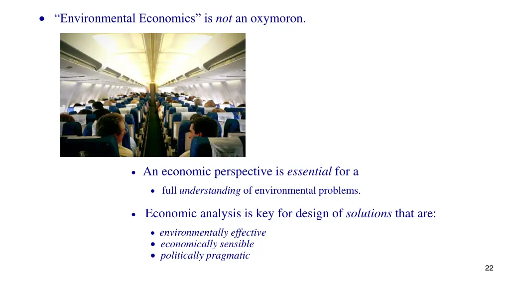 environmental economics is not an oxymoron