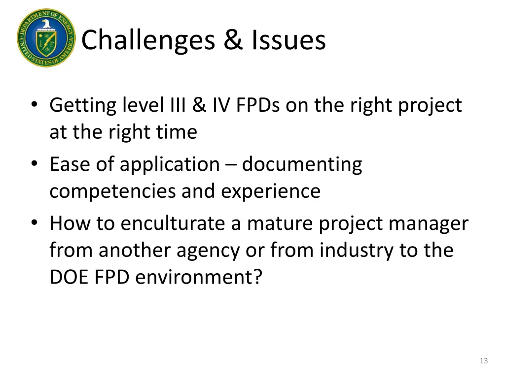 challenges issues