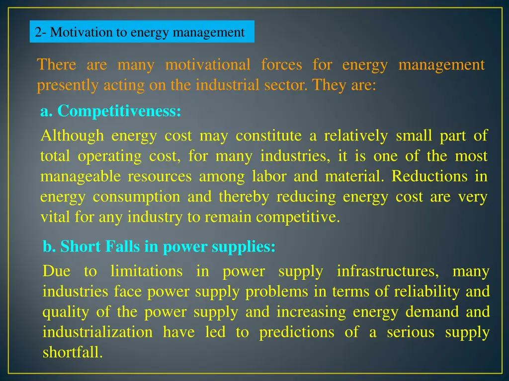 2 motivation to energy management
