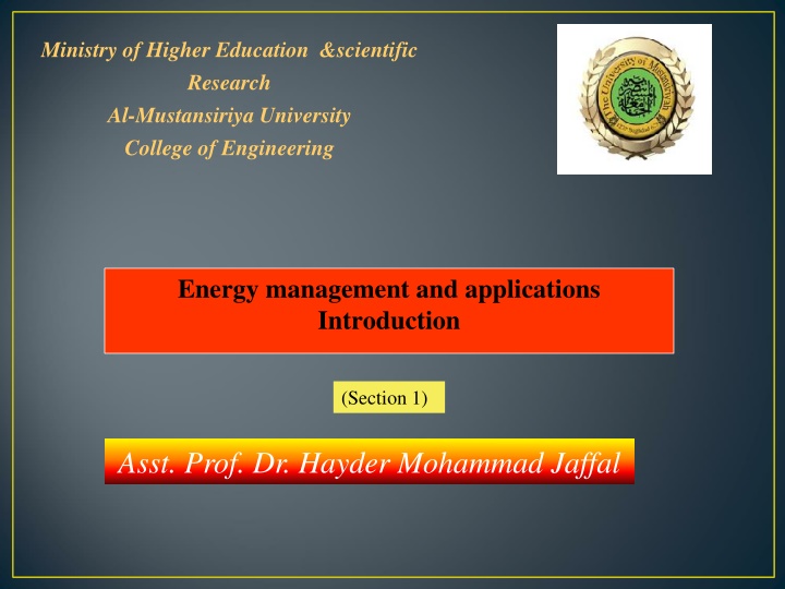 ministry of higher education scientific research