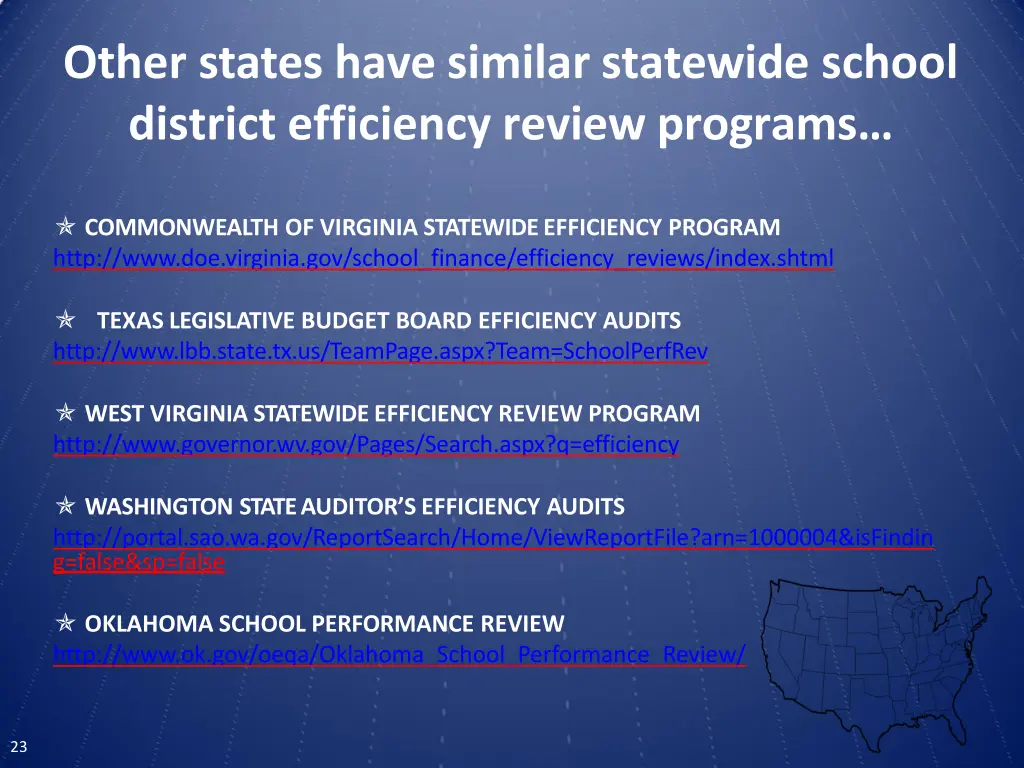 other states have similar statewide school