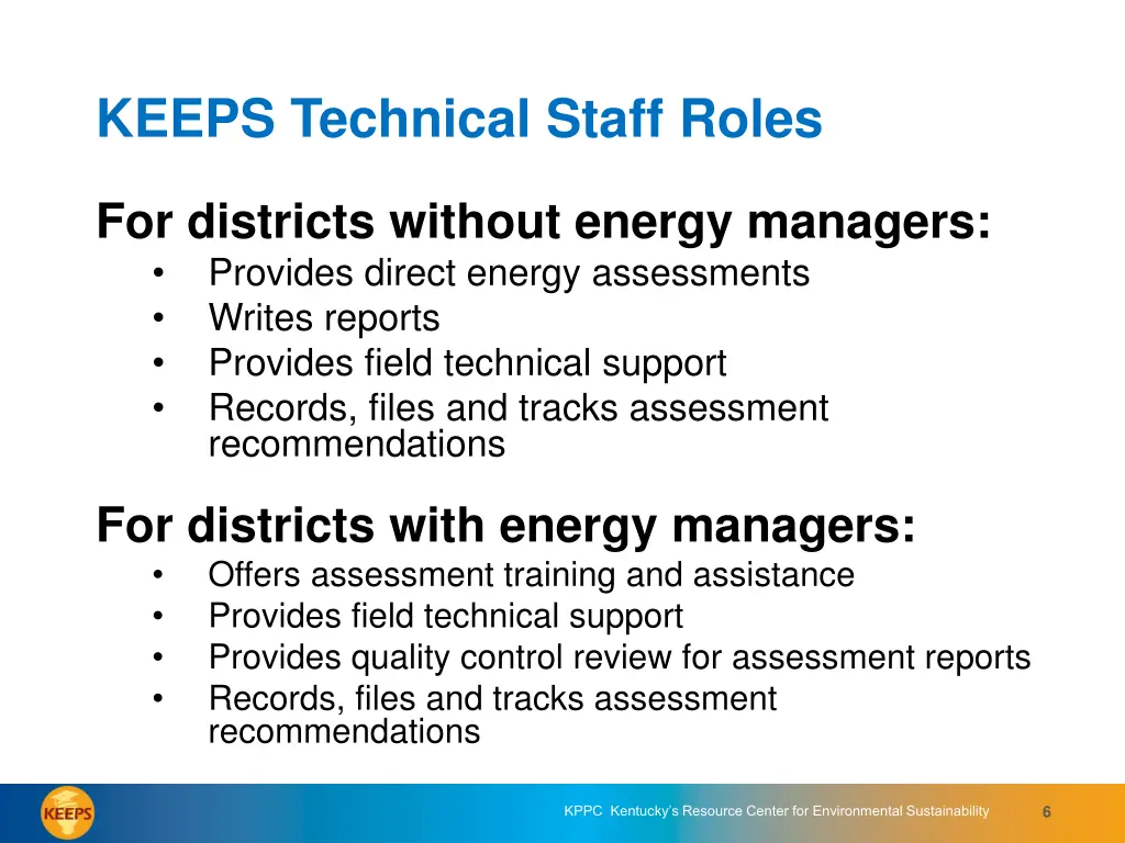 keeps technical staff roles