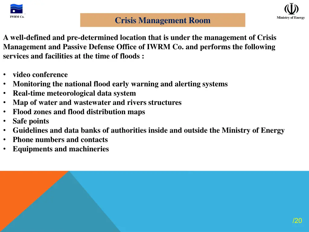 iwrm co 1