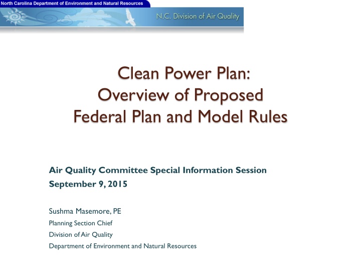 clean power plan overview of proposed federal