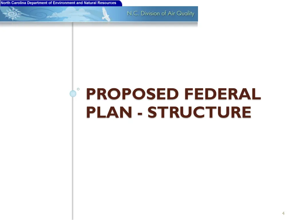 proposed federal plan structure