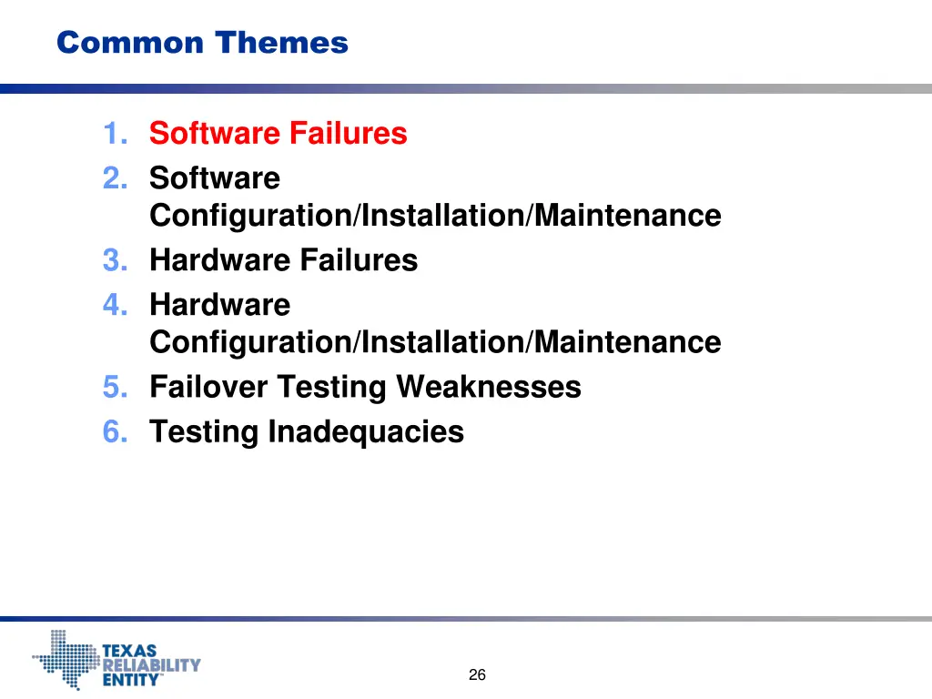 common themes