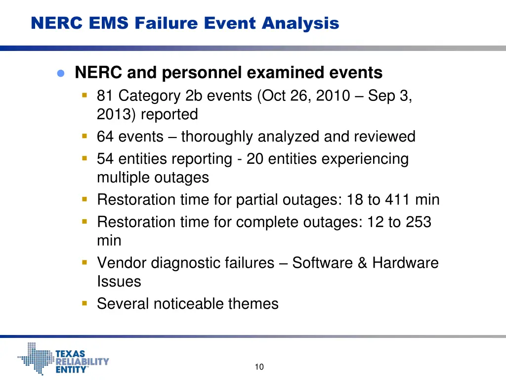 nerc ems failure event analysis