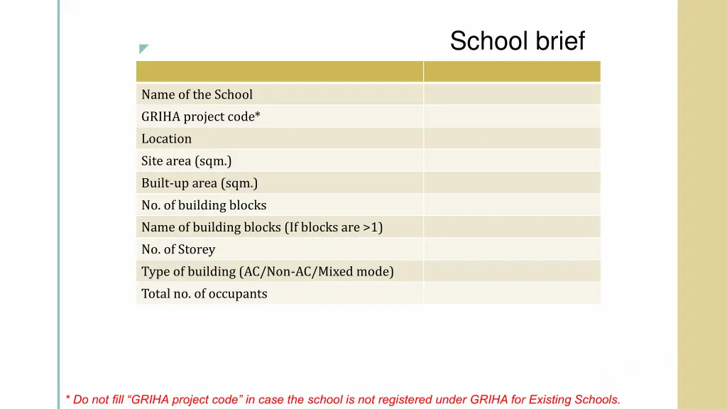 school brief