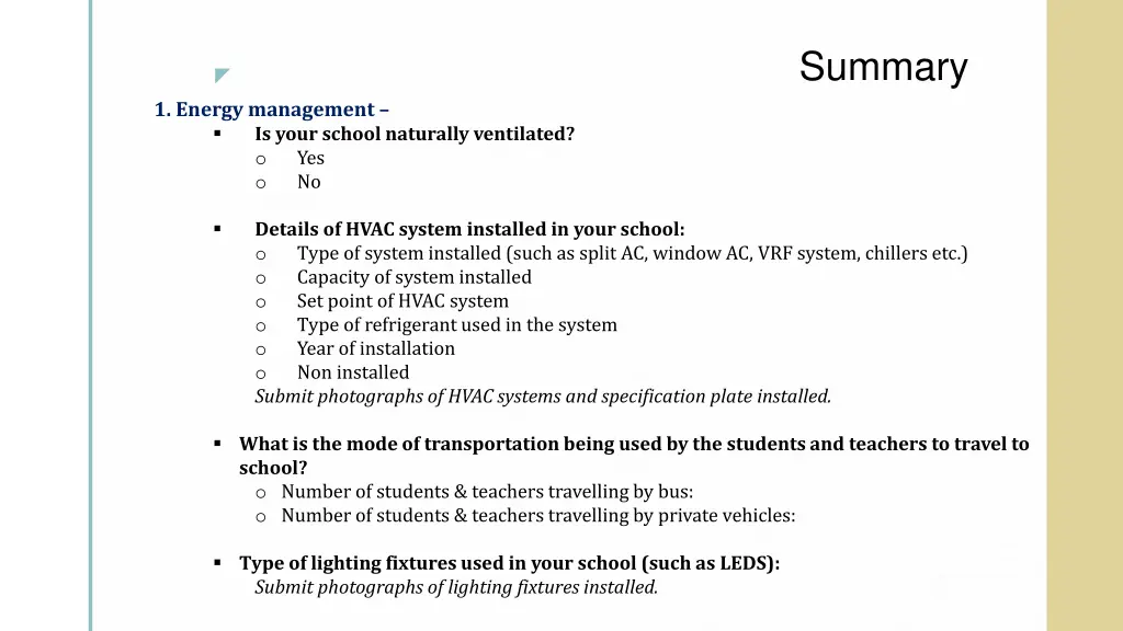 summary