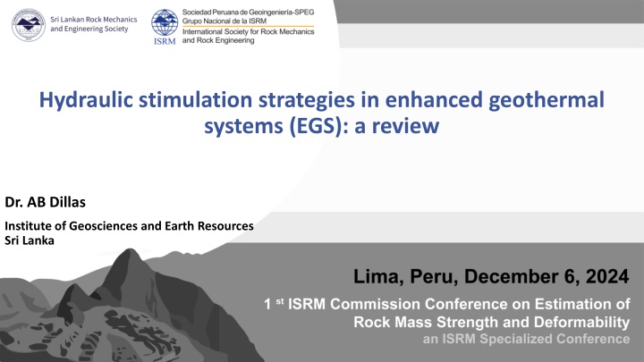 hydraulic stimulation strategies in enhanced