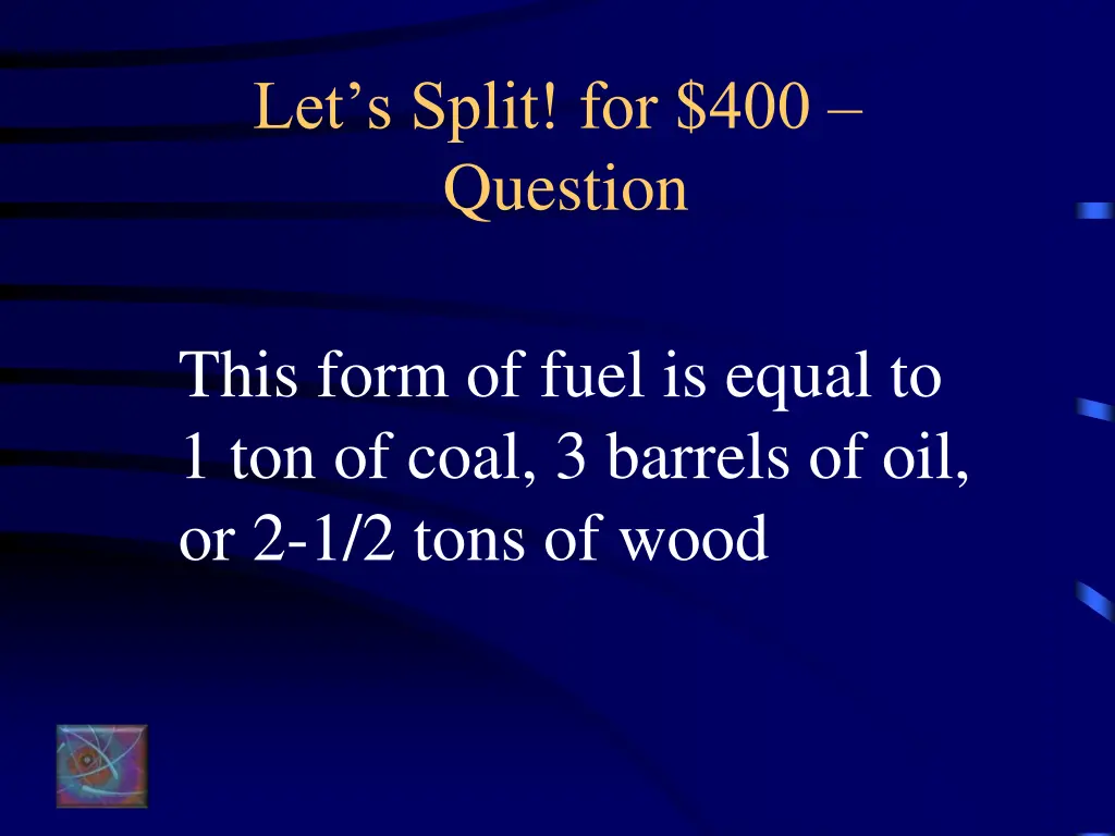 let s split for 400 question