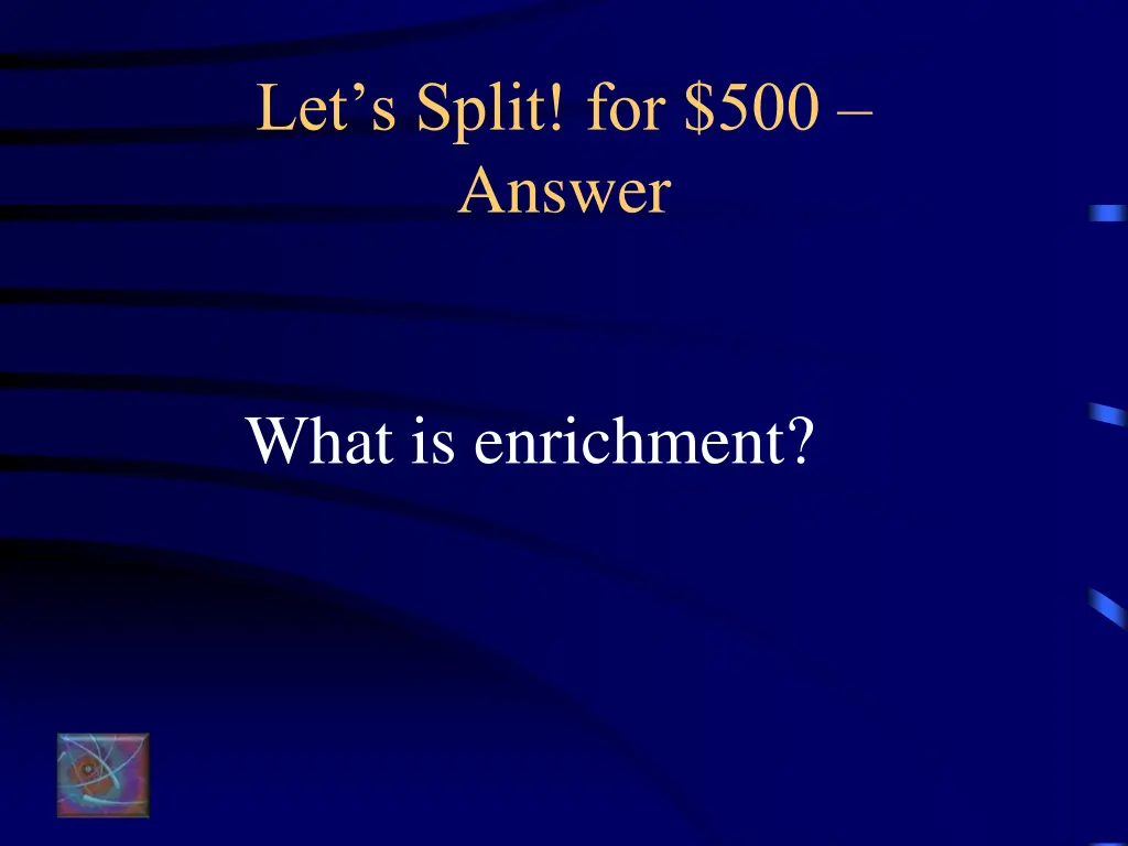 let s split for 500 answer
