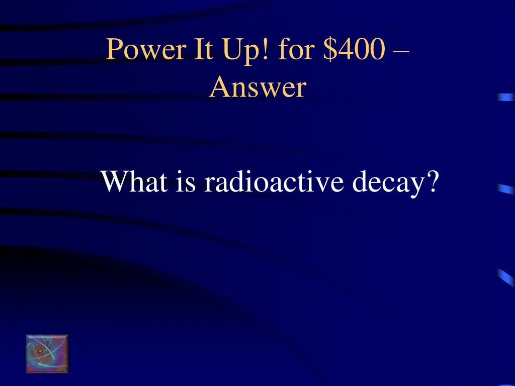 power it up for 400 answer