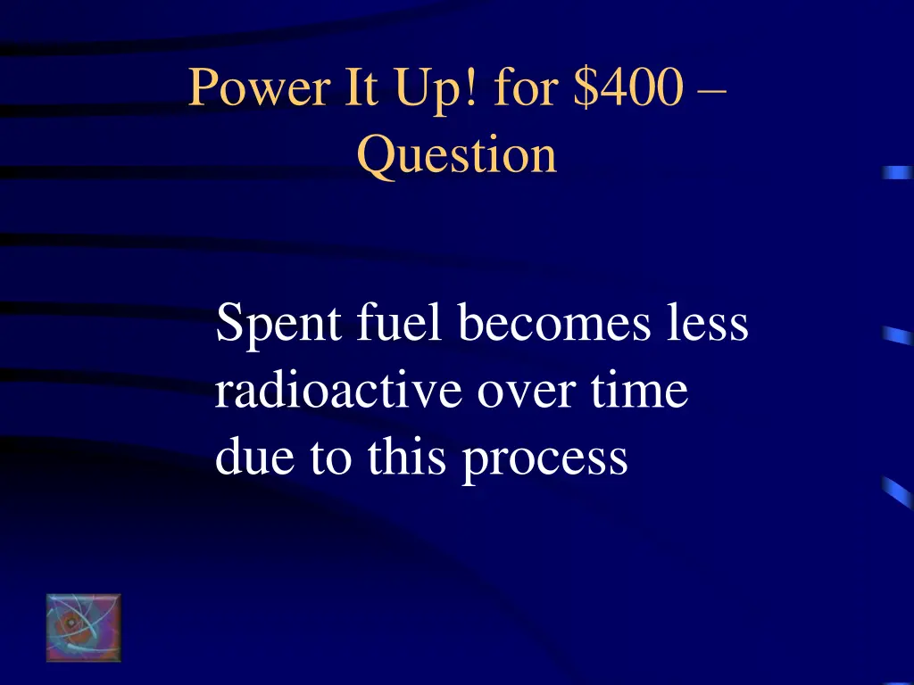 power it up for 400 question