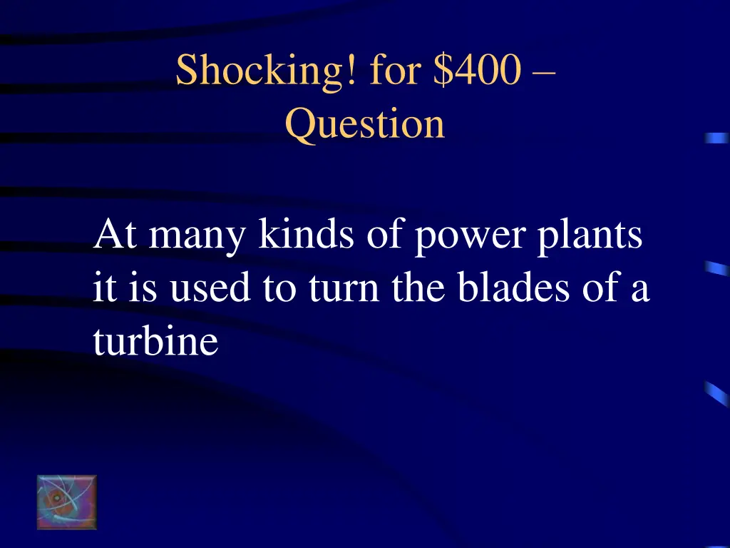 shocking for 400 question