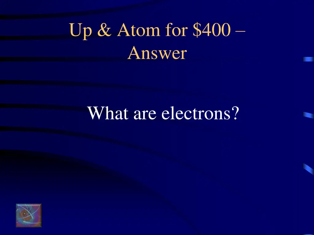 up atom for 400 answer