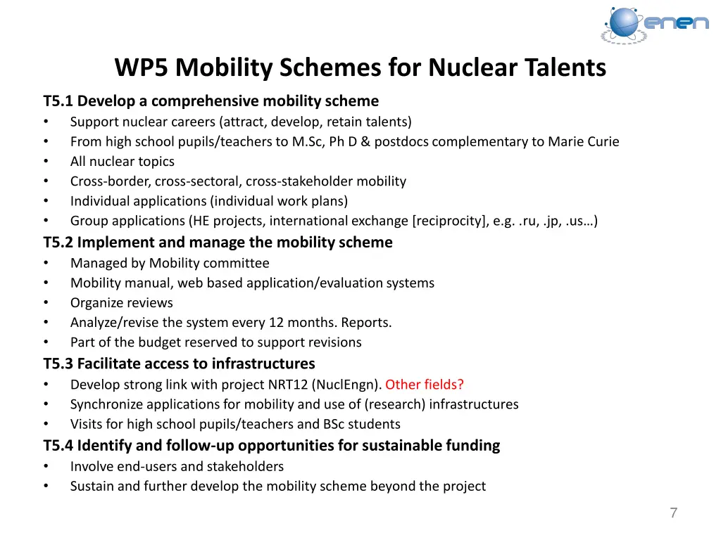 wp5 mobility schemes for nuclear talents
