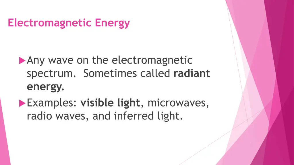 electromagnetic energy