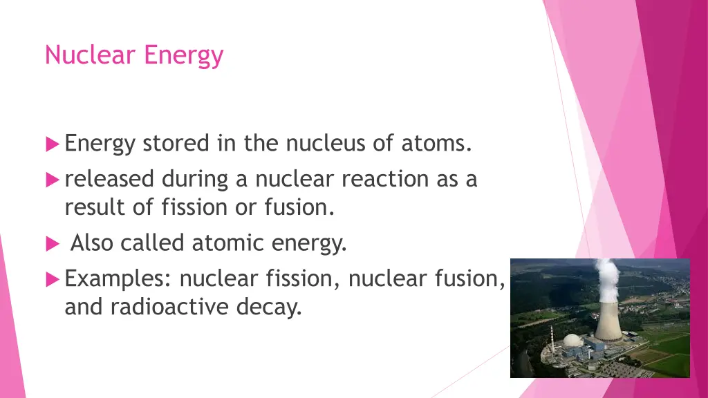 nuclear energy