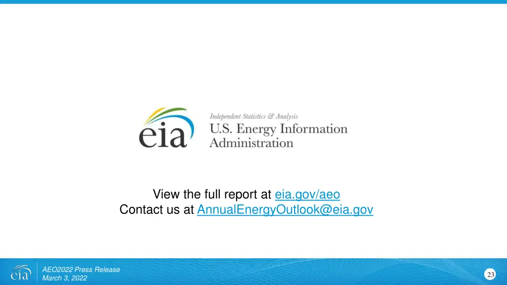 view the full report at eia gov aeo contact