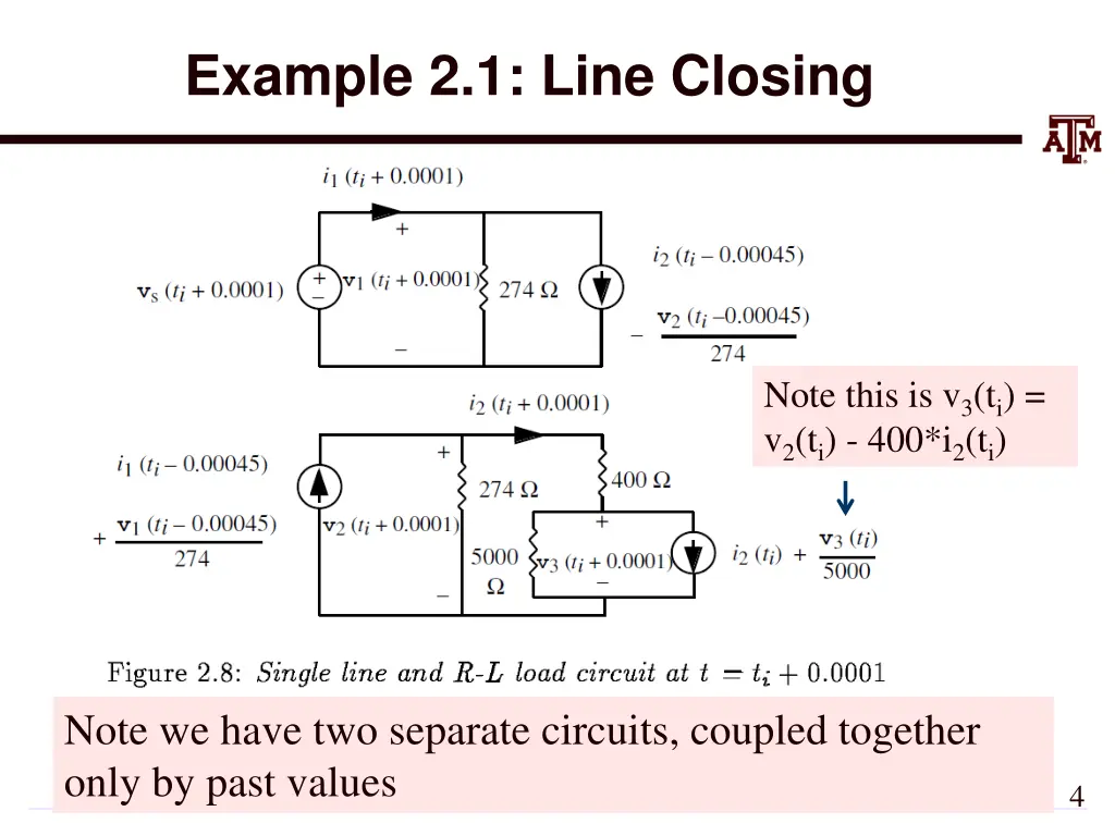 example 2 1 line closing