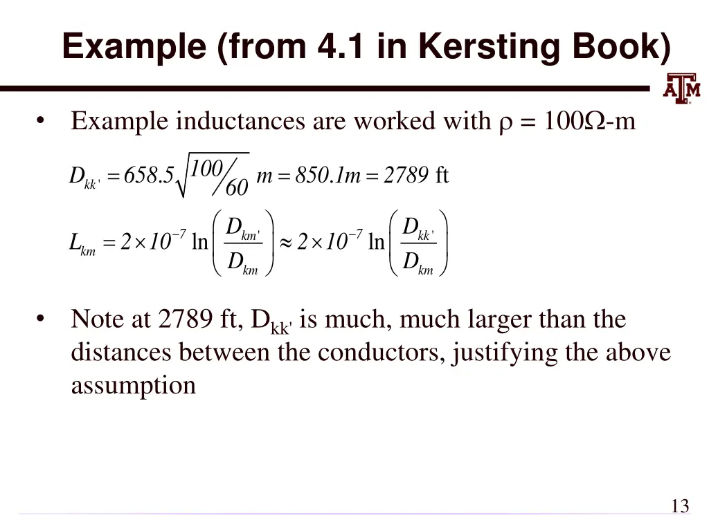 example from 4 1 in kersting book 1