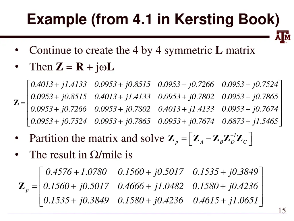 example from 4 1 in kersting book 3