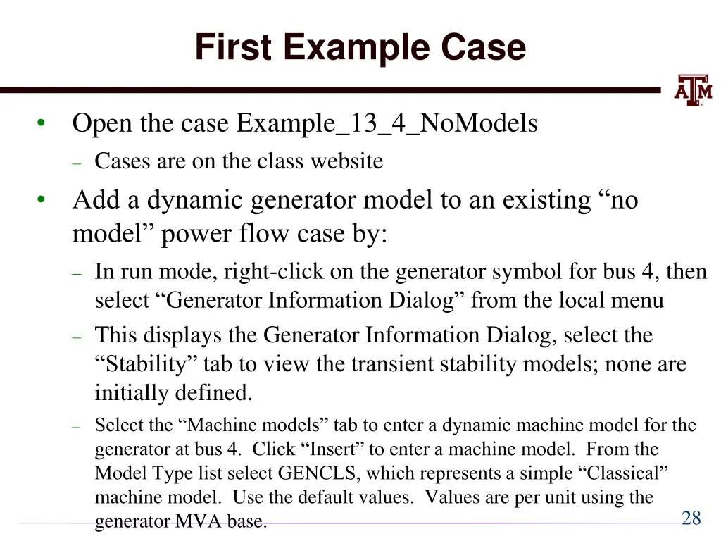 first example case