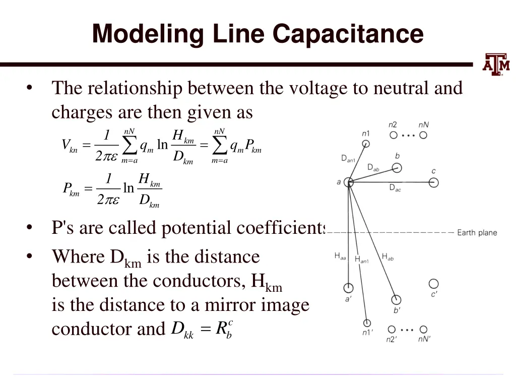 modeling line capacitance 1