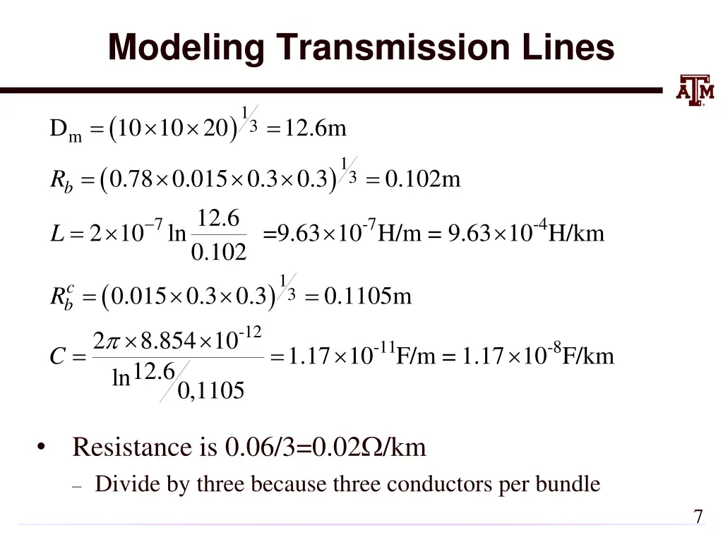 modeling transmission lines 2